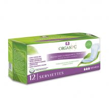 Organyc Cuscinetti di debolezza vescicale normali Incontinenza lieve x12 - Easypara