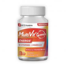 Forté Pharma MultiVit'4G Gommine Multivitaminiche e Minerali 60 gomme da masticare - Easypara