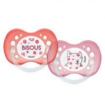 Dodie Succhietti anatomici Collezione Animali divertenti 18 mesi e Plus x2 - Easypara