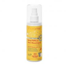 Florame Spray antizanzare per la famiglia con oli essenziali biologici Per il settore tessile 90 ml - Easypara