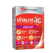 Forté Pharma Vitalité 4G Energizzante naturale per anziani con Ginseng e Ginkgo 20 fiale - Easypara