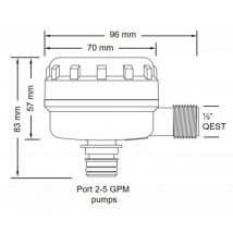 FILTRO QEST 1/2' 90°