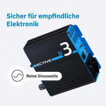 ECTIVE SI 3 300W/24V Sinus-Wechselrichter mit reiner Sinuswelle