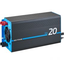 ECTIVE SSI 20 12V 4in1 Sinus-Inverter 2000W/12V Sinus-Wechselrichter mit MPPT-Solarladeregler, Ladegerät und NVS