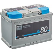 ECTIVE DC 80 AGM Deep Cycle 80Ah Versorgungsbatterie (USt-befreit nach §12 Abs.3 Nr. 1 S.1 UStG)