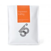55 Degrees - Espresso kräftig - 1 kg Ganze Bohne - Intensität: 5/6