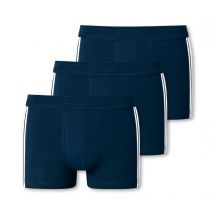 3 Schiesser Shorts - Herren - Gr. S/4 - dunkelblau