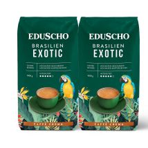 Eduscho Caffè Crema Brasilien Exotic – 2x 1kg Ganze Bohne - Intensität: 5/6