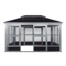 Sojag Pavillion »Olan« - 436x311x291cm - anthrazit - Aluminium / Blech