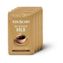 Eduscho Wiener Gold - 4x500g Ganze Bohne - Intensität: 4/6