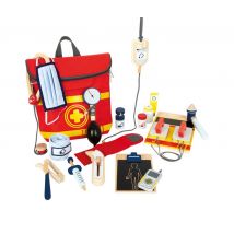 small foot Notarzt-Rucksack - rot