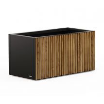 Herstera Garden Pflanzkasten - 50x100x50cm - braun - Stahl / Holz