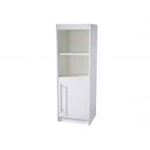 roba Standregal »Maren« - 43,5x38,5x125,5cm - weiß - Holz / Metall