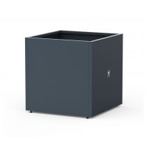 Herstera Pflanzkasten - 70x70x70cm - anthrazit - Stahl