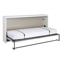 rauch Querklappbett »Albero« - 214x115x115cm - weiß - Holz / Holz