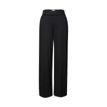 Street One Straight Leg Hose mit Gallon - Damen - Gr. 36 - schwarz