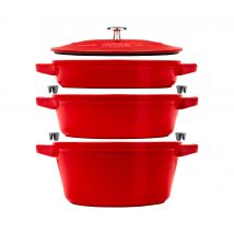 Staub Kochtopf-Set »La Cocotte« - silber