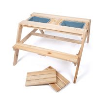 small foot Kindersitzgruppe Matschtisch - braun