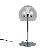 Trio LED-Tischleuchte »Flynt« - 18x18x29cm - chrom - Glas / Metall / Kunststoff