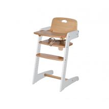 roba Treppenhochstuhl »Kid Up« - 45x54x87cm - weiß - Buchenholz