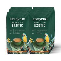 Eduscho Caffè Crema Brasilien Exotic – 6x 1kg Ganze Bohne - Intensität: 5/6