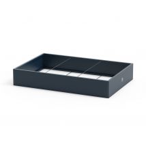 Herstera Garden Pflanzkasten »Edge« - 150x100x25cm - anthrazit - Stahl