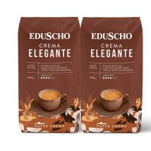 Eduscho Crema Elegante – 2x 1kg Ganze Bohne - Intensität: 4/6