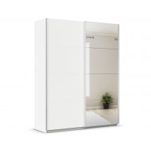 rauch Schwebetürenschrank »Quadra« - 181x62x229cm - weiß - Holz