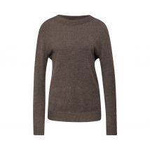 Street One Strickpullover mit Rollkante - Damen - Gr. 42 - braun