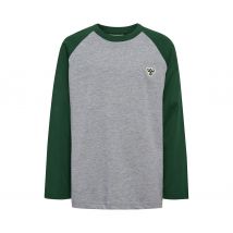 Hummel Hmljr Raglan Loose T-Shirt BEE - Unisex - Gr. 146/152 - grau