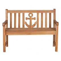 deVries Gartenbank »Anker« - 120x60x89cm - naturfarben - Holz