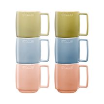 6 Staub Kaffeebecher »Macaron« - blau