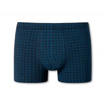 Schiesser Shorts - Gr. S/4 - dunkelblau/kariert