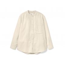 Nah/Studio Hemdbluse - nachhaltige Baumwolle - Gr. 36 - ungefärbt