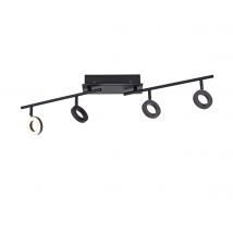 Paul Neuhaus LED-Deckenleuchte »Sileda« - 94x74x21cm - schwarz - Aluminium / Eisen / Kunststoff