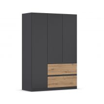 rauch Kleiderschrank »Joel« - 136x54x197cm - grau - Holz