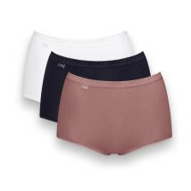 sloggi Basic+ Maxi C3P multiple colours cacao - Damen - Gr. 38