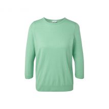 Tchibo - Feinstrickpullover mit Seide - Damen - Gr. L - hellgrün