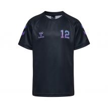 Hummel Hmljr shimmer T-Shirt S/S - Unisex - Gr. 128 - schwarz