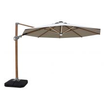 Leco LED-Ampelschirm* - 86x86x19cm - anthrazit - Aluminium / Polyester / Polyester