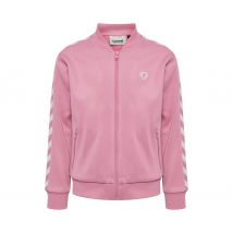 Hummel Hmljr Archive Reg Poly Zip Jacket - Unisex - Gr. 158/164 - rosa