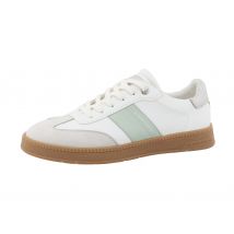 Tom Tailor Sneaker PU weiß-mint - Damen - Gr. 38 - weiß