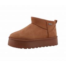 Tom Tailor gefütterte Boots - Damen - Gr. 41 - hellbraun