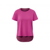 Tchibo - 2-in-1-Kurzarm-Sportshirt - Damen - Gr. S - pink