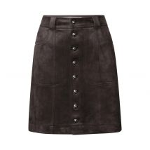 Street One Veloursrock - Damen - Gr. 42 - braun