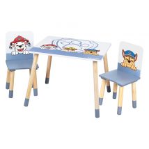 Roba Kindersitzgruppe »Paw Patrol« - 26,5x26,5x54cm - weiß - Holz / Holz