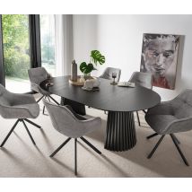 deVries Esstisch »Oria Oak«, schwarz