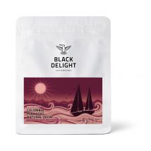 Black Delight - Colombia Planadas Natural Decaf Omni-Roast, entkoffeiniert - 250 g Ganze Bohne - Intensität: 4/6