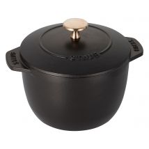 Staub Reis-Cocotte - schwarz