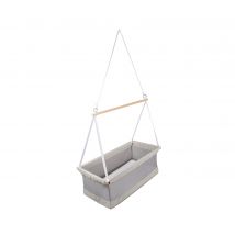 roba Hängebettchen »safe asleep« - 48,5x91,5x35cm - grau - Holz